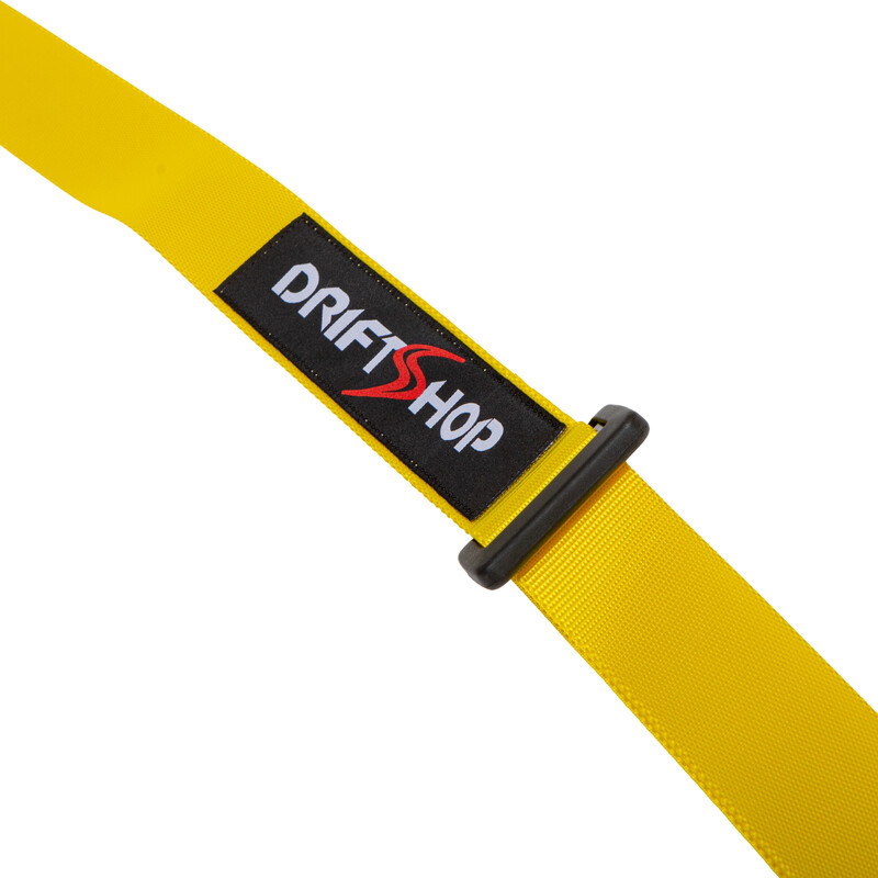 DriftShop 4 Point Harness 2" - Yellow - Road Approved